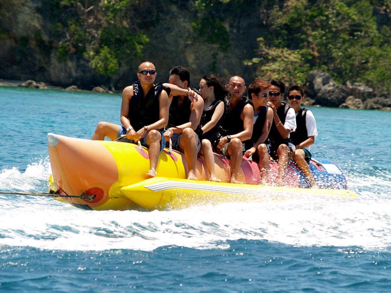 Banana Tube Boat Ride