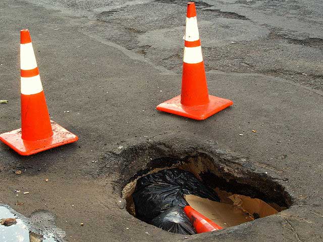 potholes