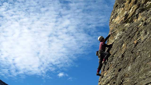 rock-climbing