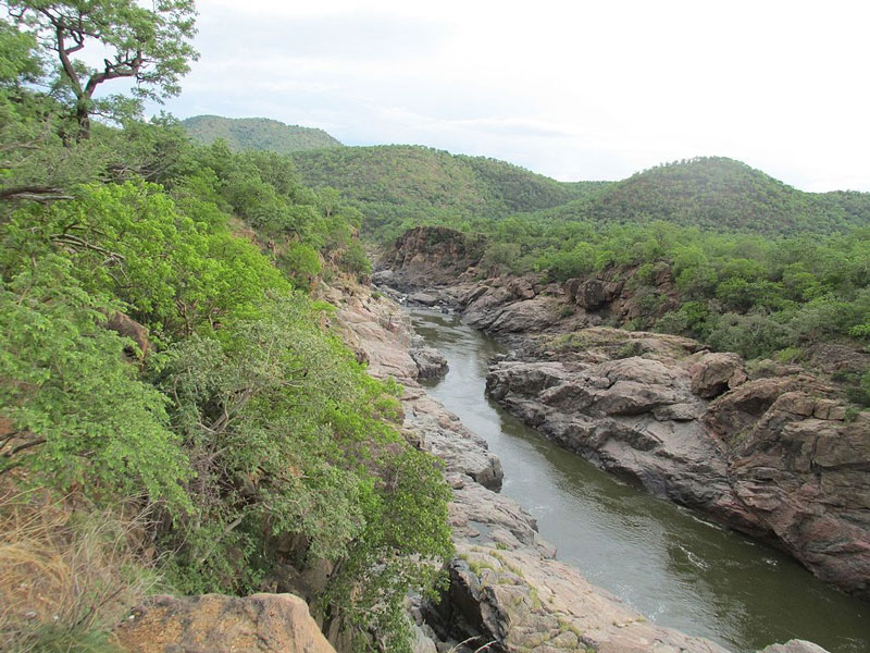 Sangama and Mekedatu Waterfalls