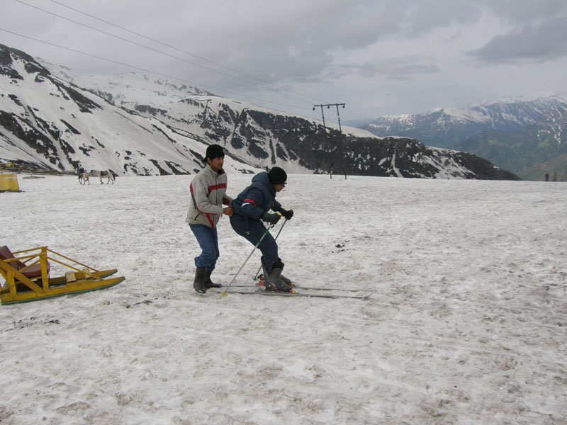 Skiing