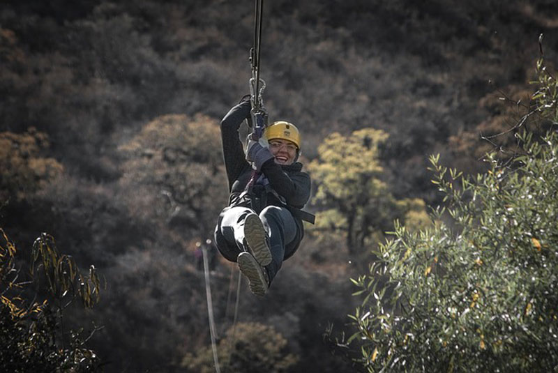 Ziplining